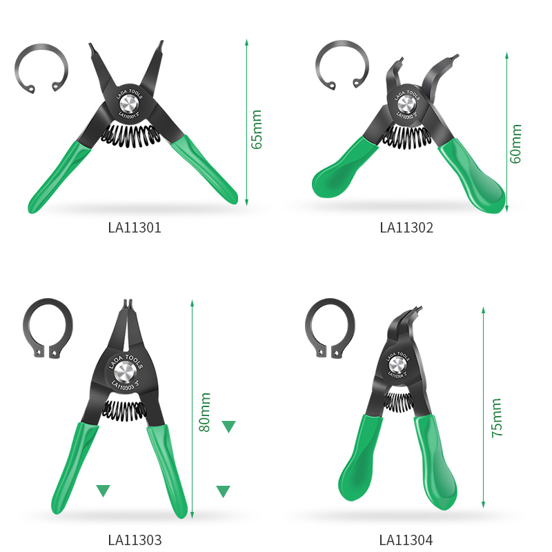 Snap Button Plier - LAOA Mini Circlip pliers 3 inch