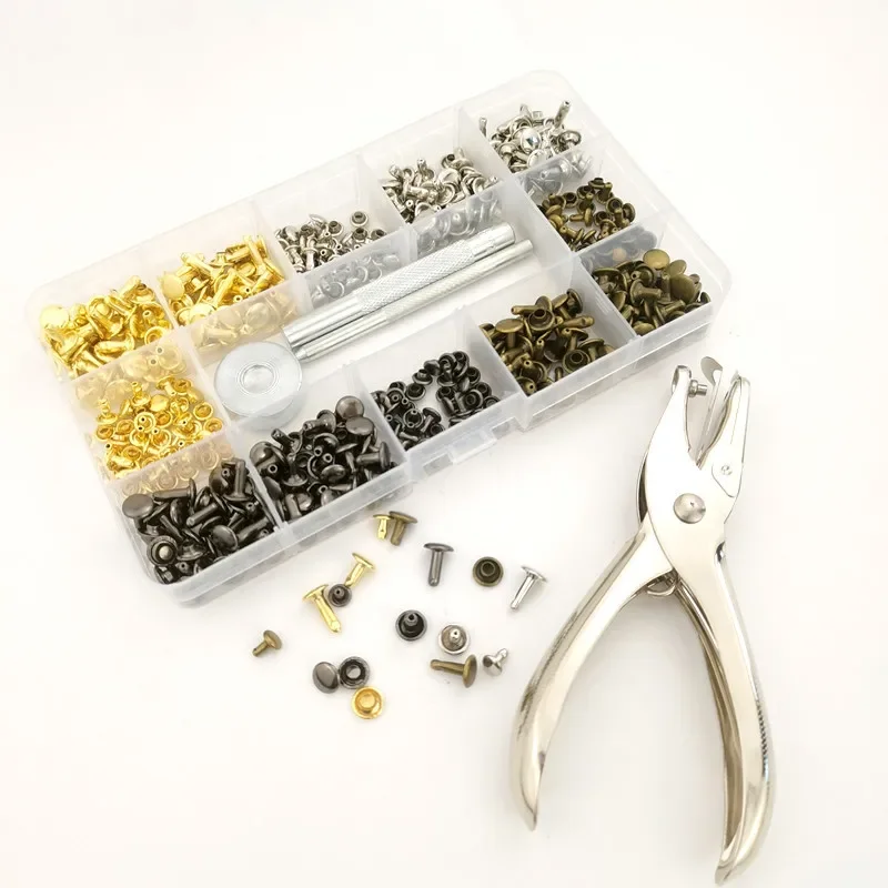 Snap Button Plier - 180Pcs Metal Snap Fasteners Buttons Leather