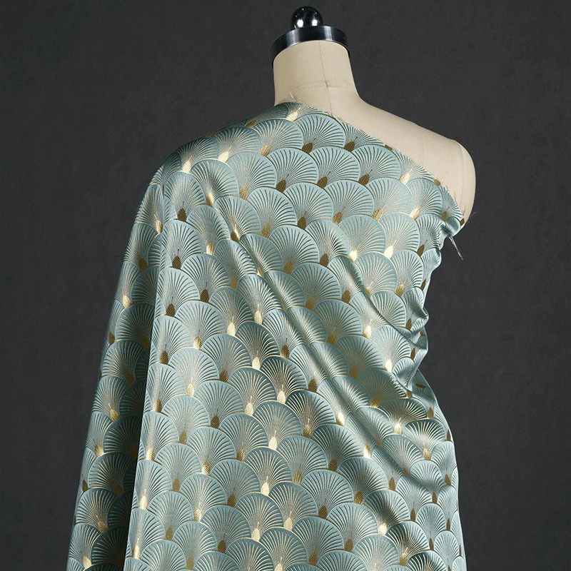 Sewing Jackets - Ginkgo Leaf Fan Shaped Jacquard Brocade