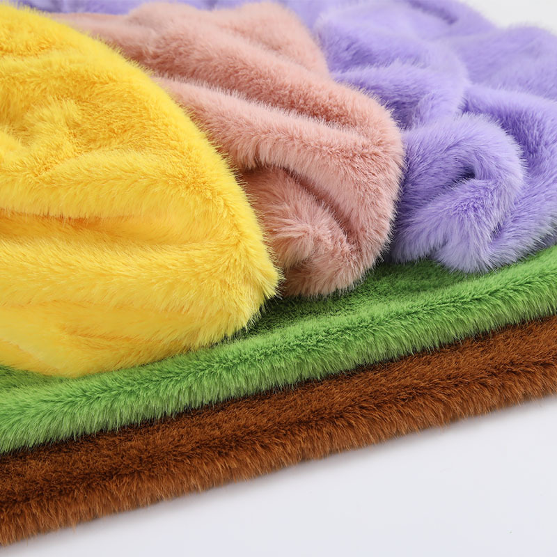 Sewing Garments - High Low Pile Faux Plush Fabric