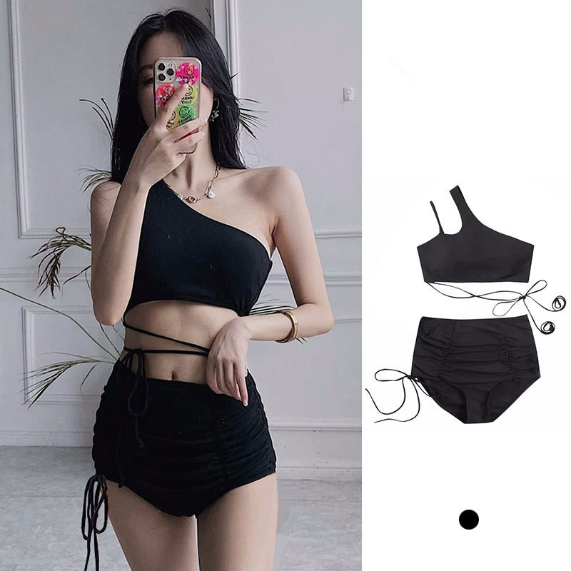 Shoulder Pad Set In - Sexy Korean Fashion One Shoulder Crop
