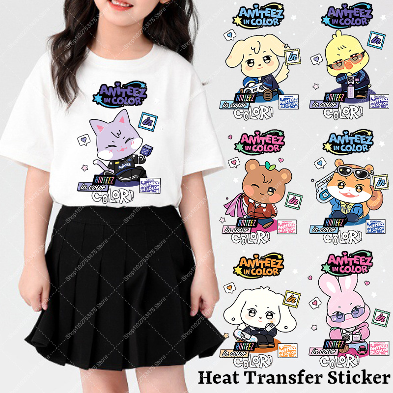 Iron On Patch - Cartoon Creative Heat Transfer Sticker Anime