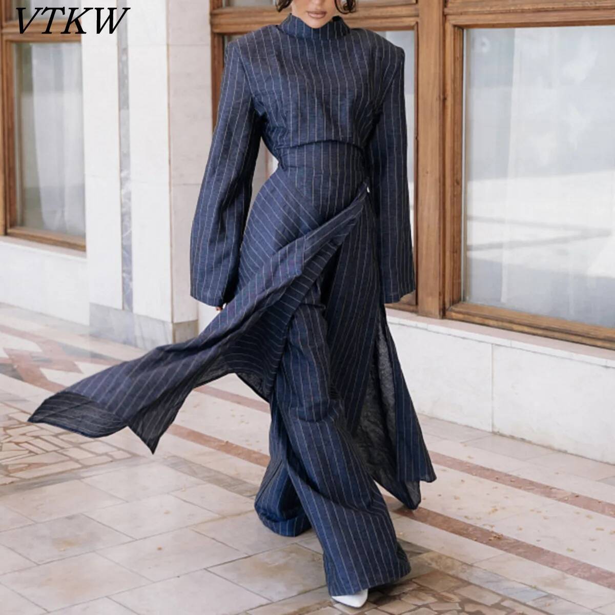 Shoulder Pad Set In - VTKW 2026 New Women Stand Collar