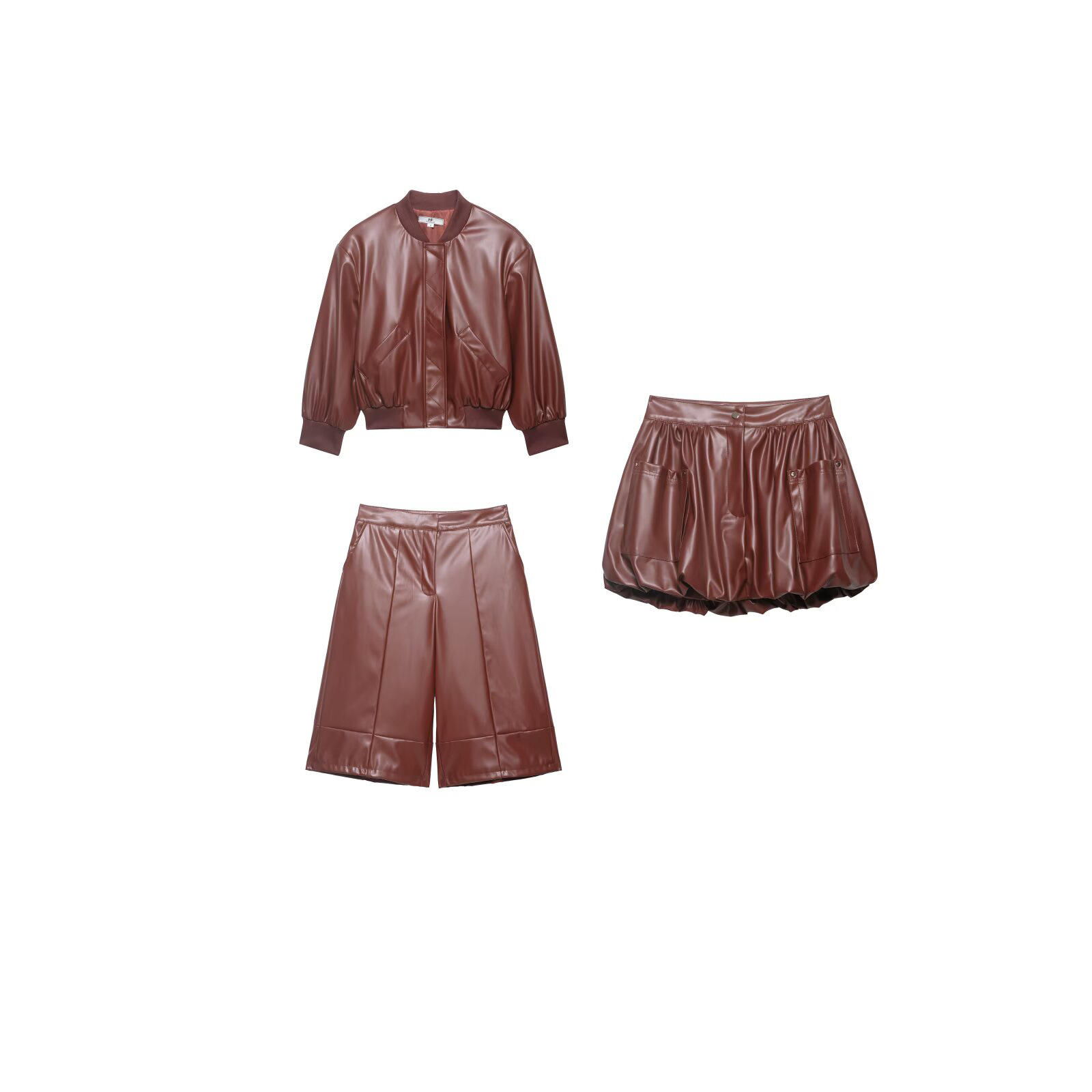 Shoulder Pad Set In - New women's commuting style faux leather