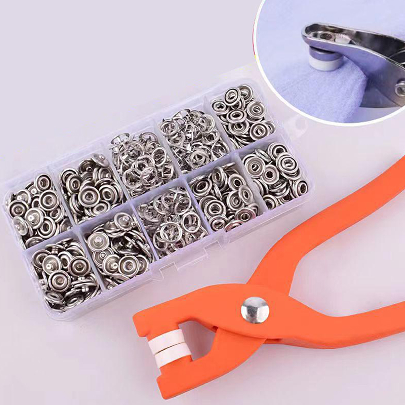 Snap Button Plier - 50PCS Plier Tool Metal Sewing Buttons