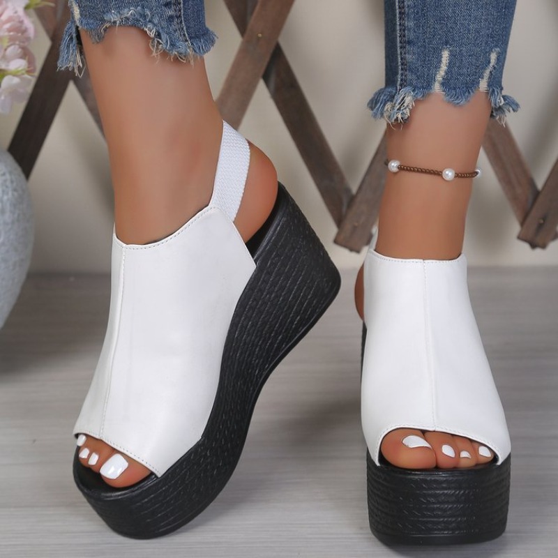 Women Sandals Summer  Wedge Sa - Elastic Waistband Roll review and price