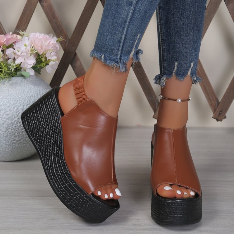 Women Sandals Summer  Wedge Sa - Elastic Waistband Roll review and price
