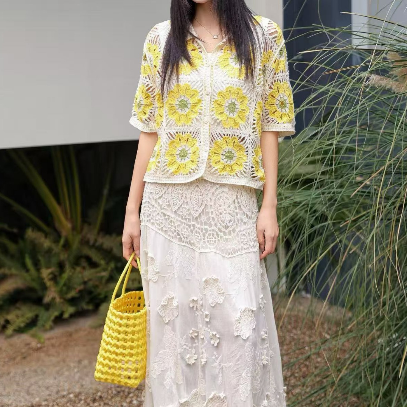 Granny Square Crochet Knit Pol - Sewing Jackets review and price