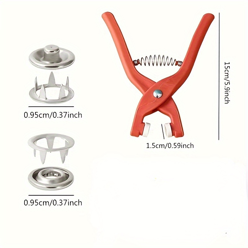 50Set of hand-operated snap fa - Snap Button Plier review and price