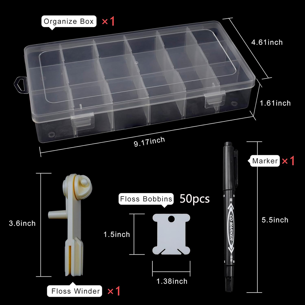 Embroidery Floss Organizer 18  - Embroidery Floss Thread review and price