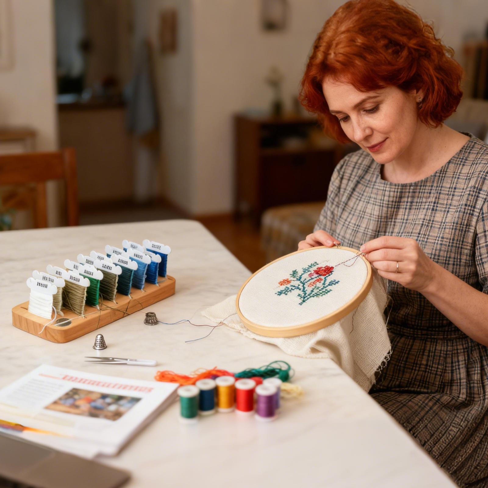 Embroidery Thread Organizer 15 - Embroidery Floss Thread review and price