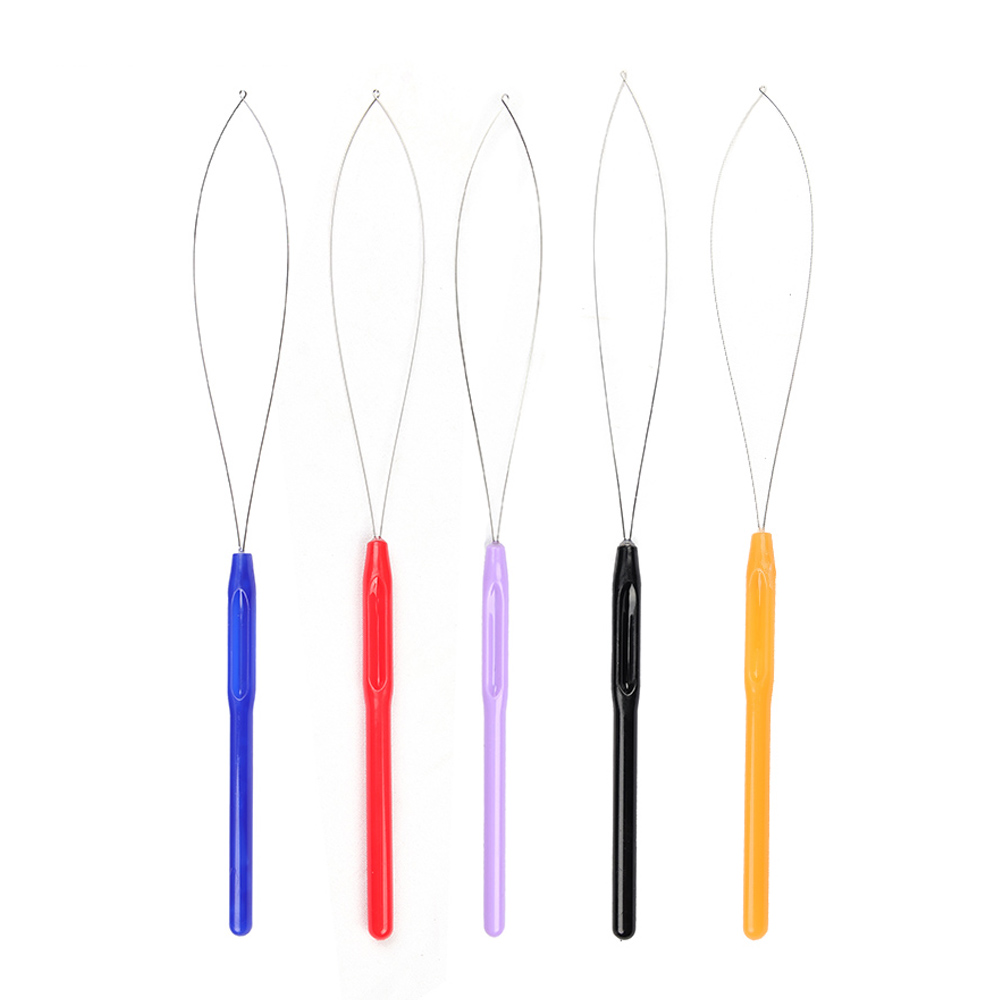 5 PCS Hair Extension Loop Need - Needle Threader Tool review and price