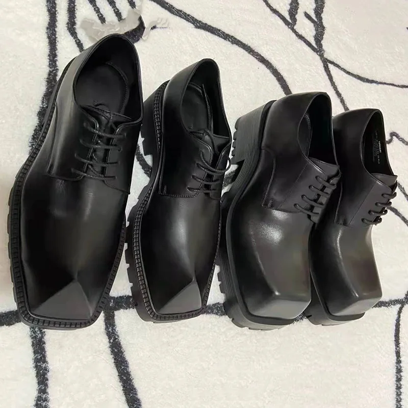 Men's Loafers Leather Motorcyc - Sewing Latex review and price