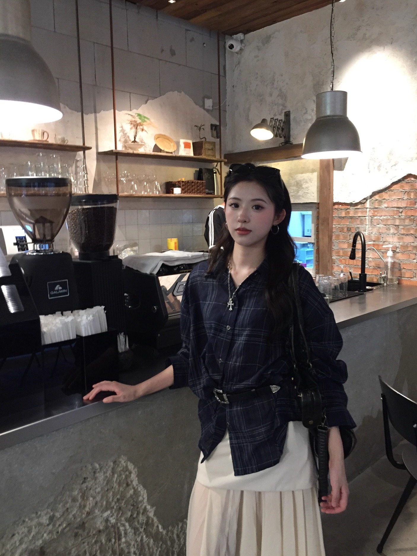 Elegant Plaid Long Sleeve  Col - Fabric Weight Set review and price