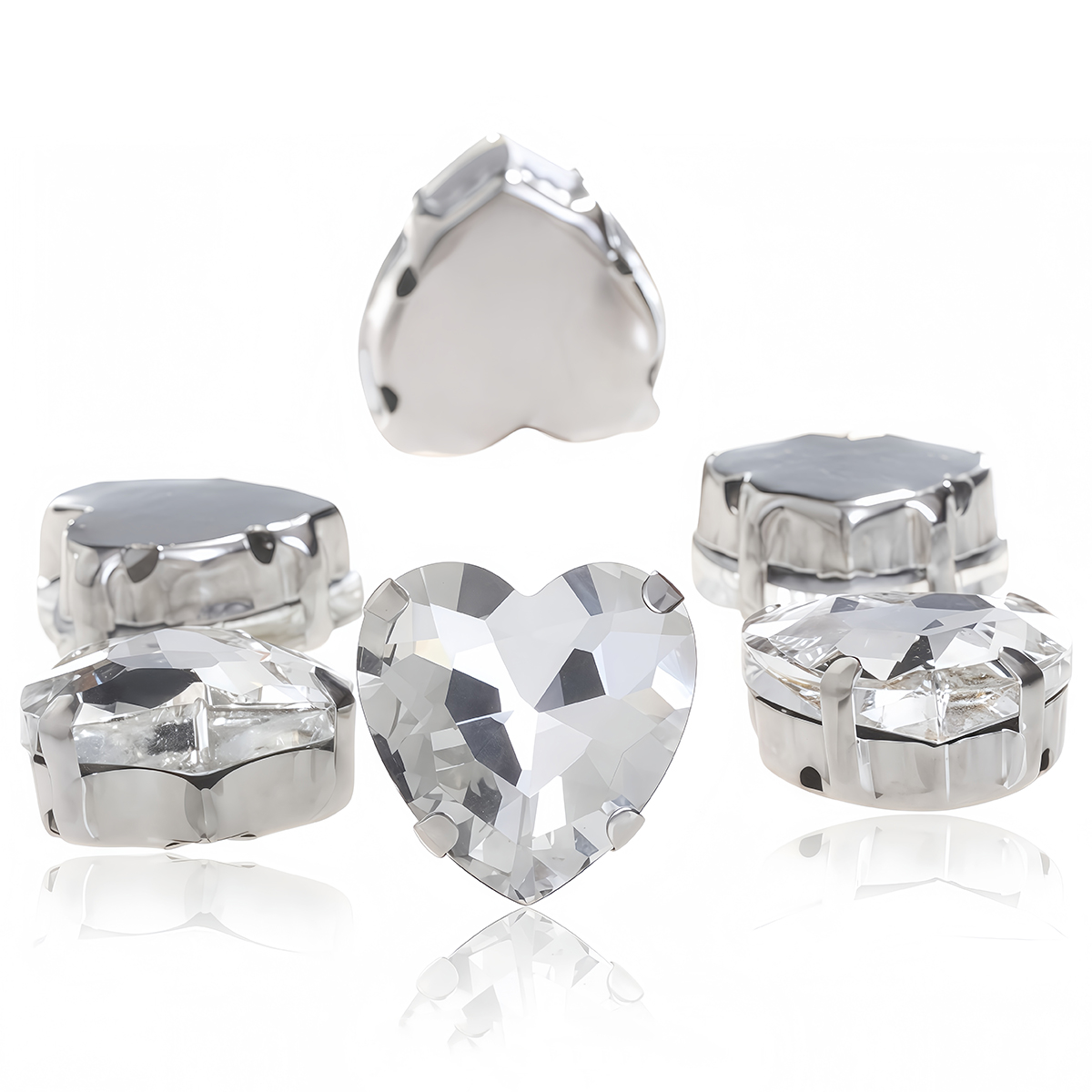 Heart Shape Glass Rhinestones  - Sewing Garments review and price