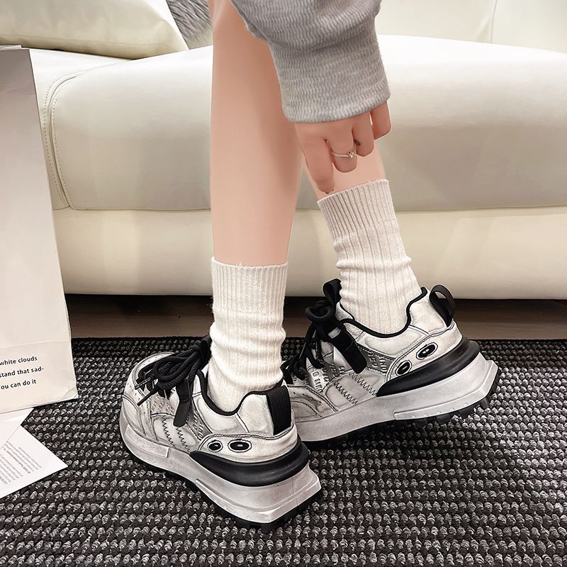 Autumn Vintage Chunky Sneakers - Sewing Latex review and price