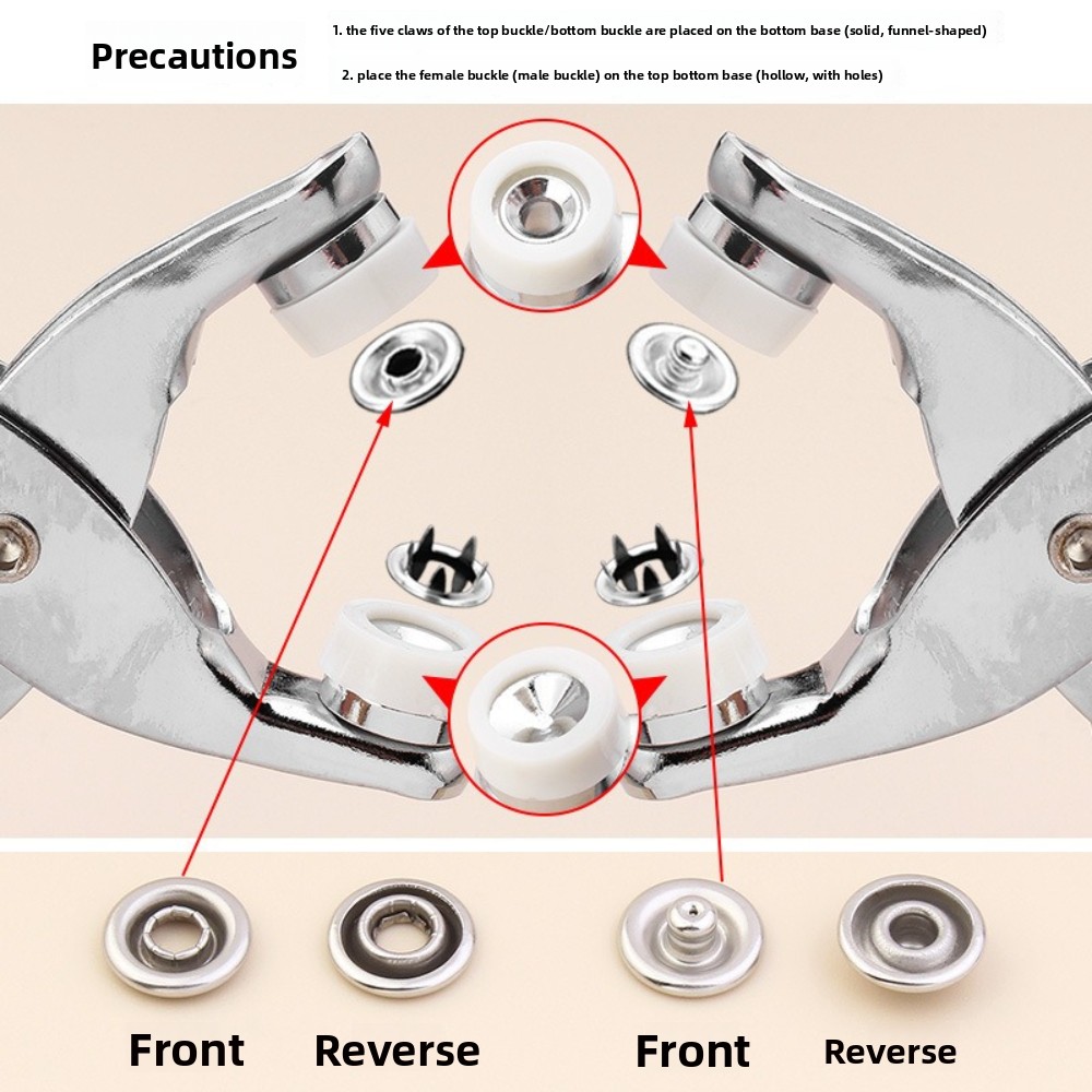9.5mm Snap Button Pliers Kit w - Snap Button Plier review and price