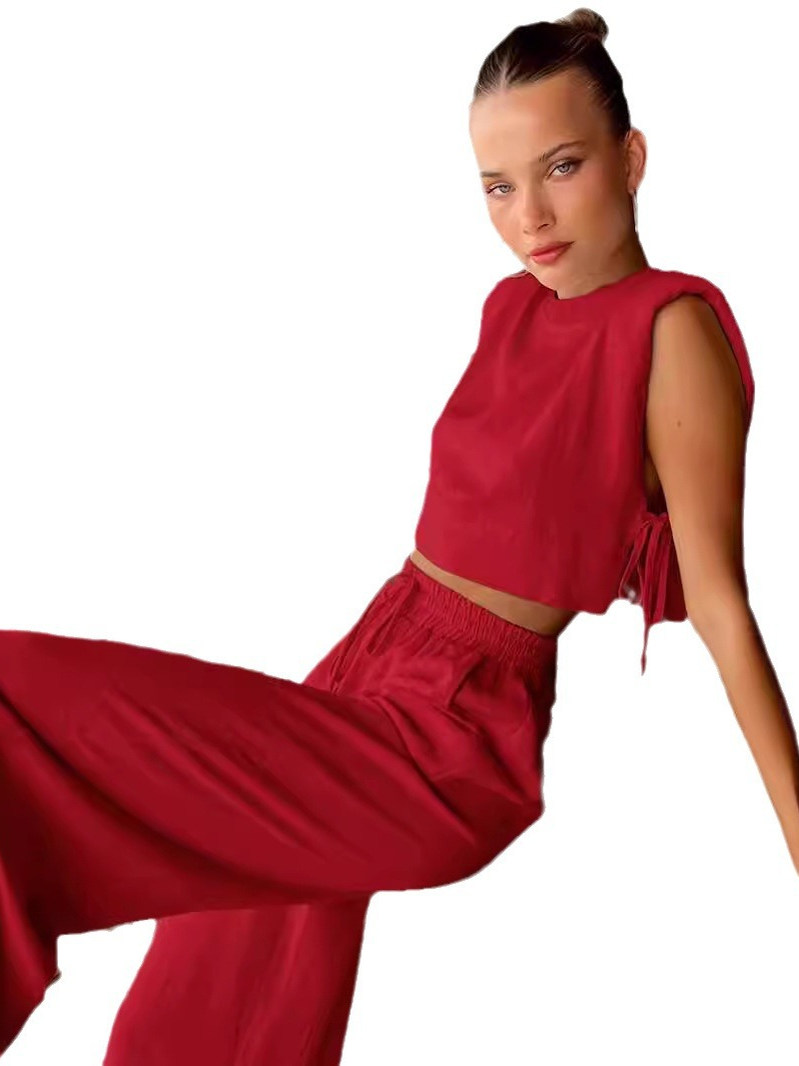 Fashionable Women's Two-Piece  - Shoulder Pad Set In review and price