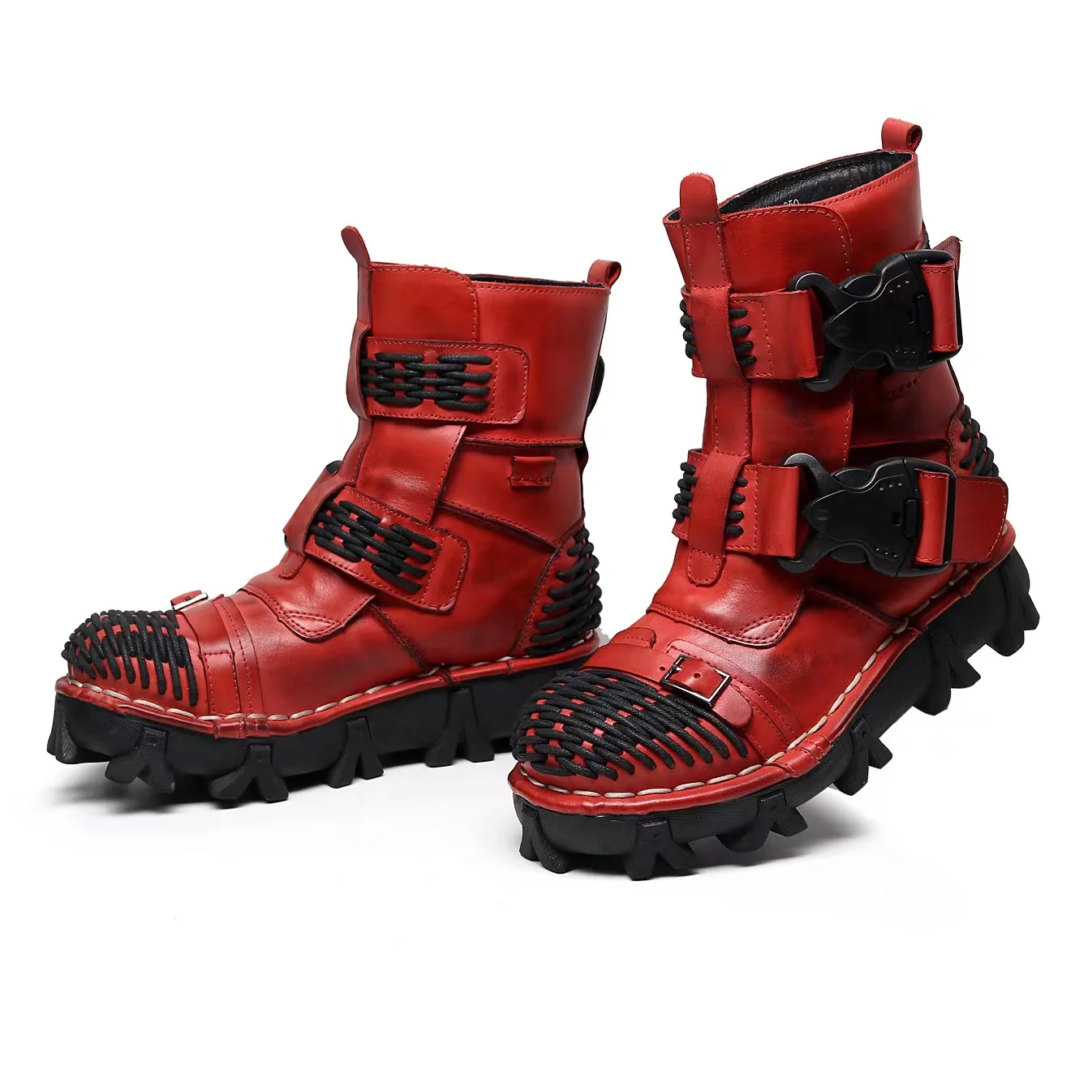 Men's Genuine Leather Motorcyc - Sewing Latex review and price