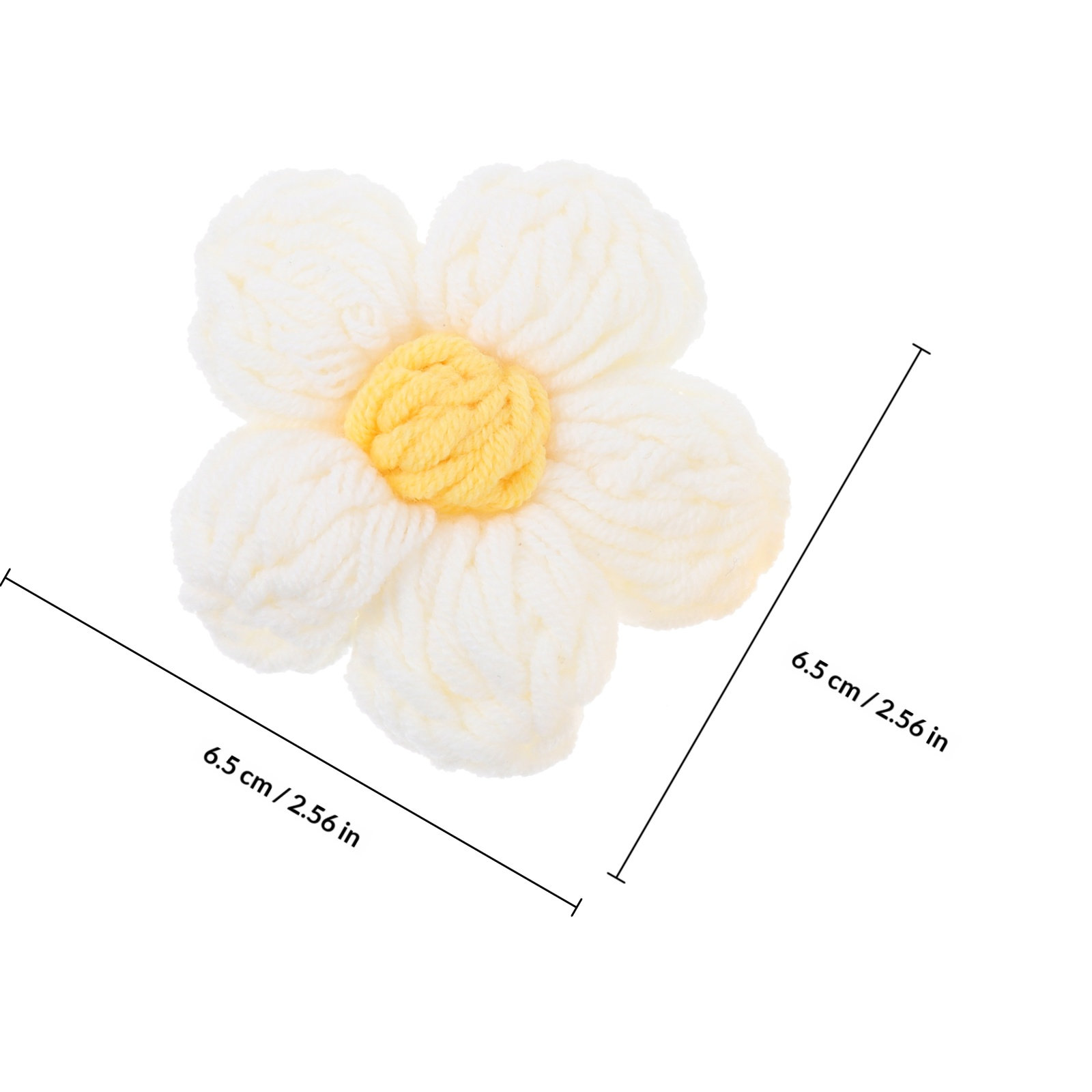 4Pcs Crocheted Floral DIY Acce - Sewing Garments review and price