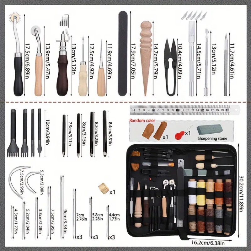 Shoe Leather Sewing Kit with A - Sewing Thread Production review and price