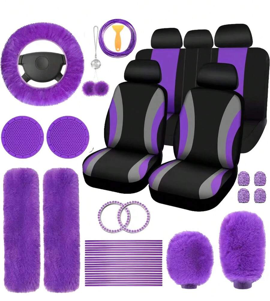 35-Piece Car Seat Cover Set Wi - Shoulder Pad Set In review and price