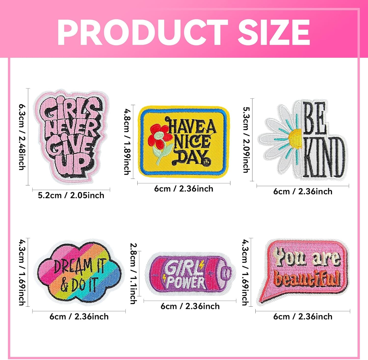 25Pcs Phrase Iron on Patches f - Sewing Jackets review and price