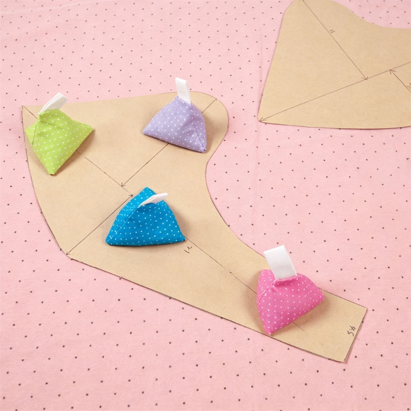 Set Of 4 Triangular Fabric Wei - Fabric Weight Set review and price