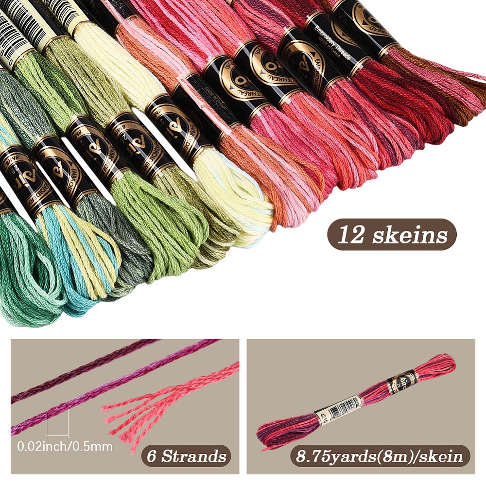 105 Yards Stitch Floss Embroid - Embroidery Floss Thread review and price