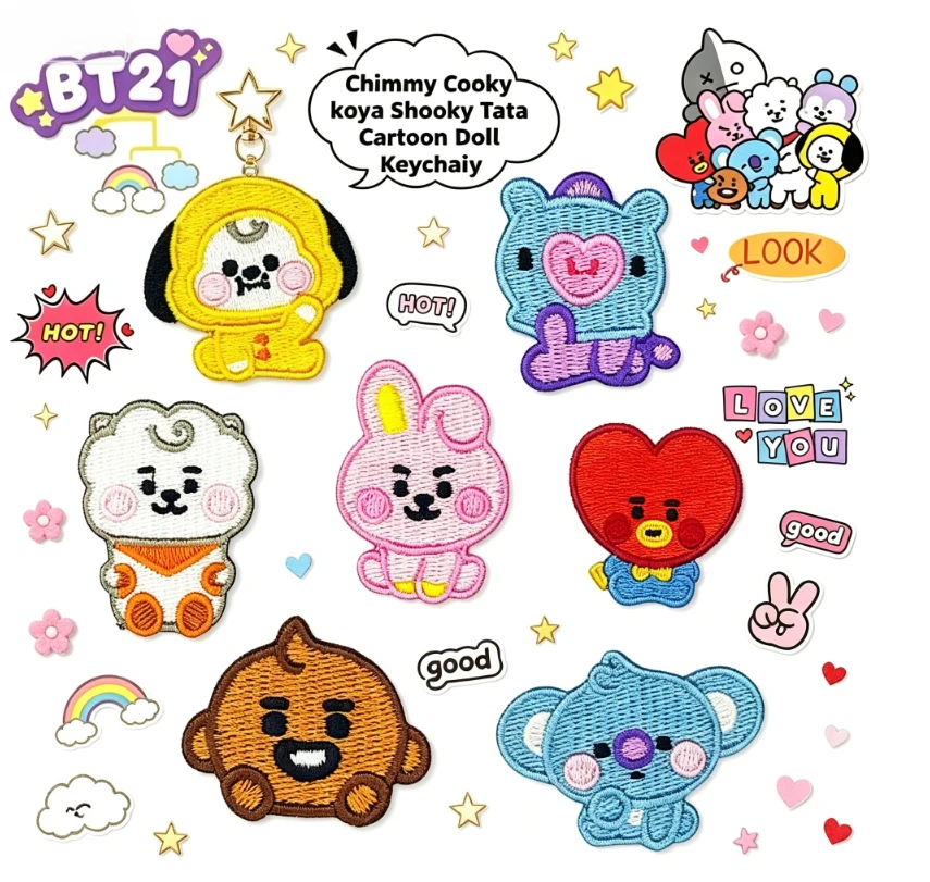 LINE FRIENDS BT21 All Characte - Iron On Patch review and price
