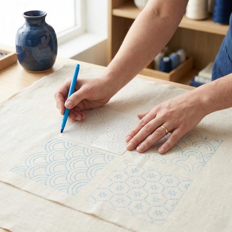Embroidery Stencil Template Se - Textile Sewing Patterns review and price