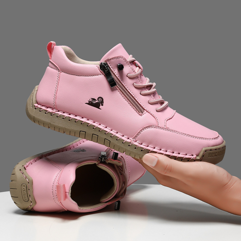 Women's Sneakers Handmade Leat - Sewing Latex review and price