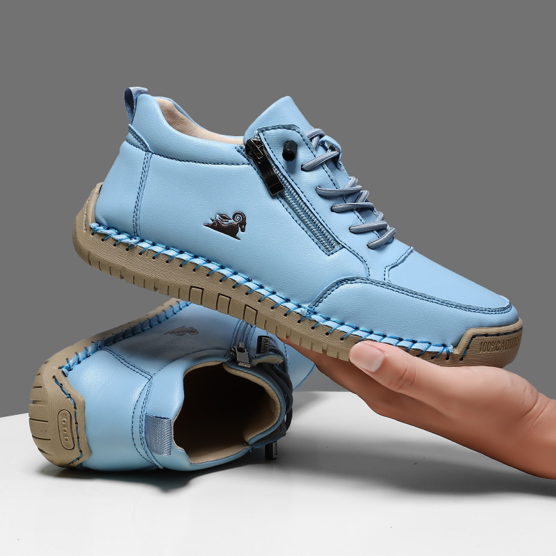 Women's Sneakers Handmade Leat - Sewing Latex review and price